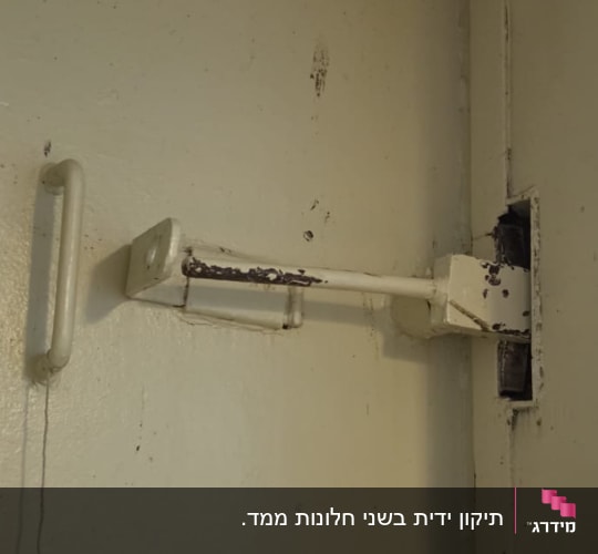 מנעול דלת ישן עם חלודה